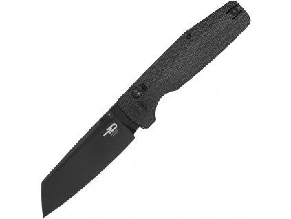 Bestech Knives Slasher Black Stonewash Micarta KG56A2