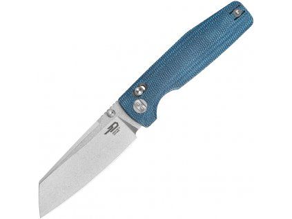 Bestech Knives Slasher Stonewash Blue Micarta KG56C1
