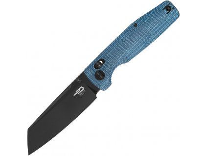 Bestech Knives Slasher Black Stonewash Blue Micarta