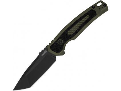 Kershaw Launch 16 Black Tanto Green Aluminum 7105OLBLK