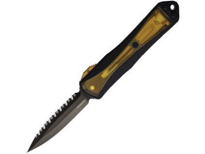 Heretic Knives Manticore E Serrated OTF Black Ultem