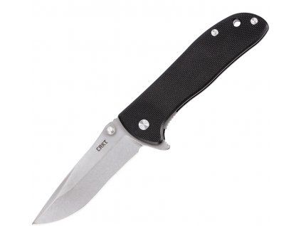 CRKT Drifter Stonewash D2 Black G10 6450D2