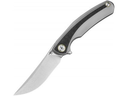 Bestech Knives Sambac Stonewash Magnacut Gray Titanium KT2402C