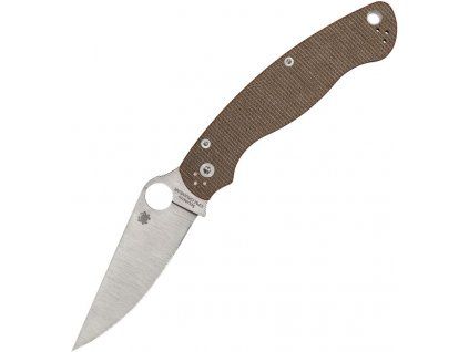 spyderco military 2 brown micarta cpm cru wear