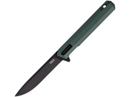 Tekto Knives F2 Bravo Black D2 OD Green G10
