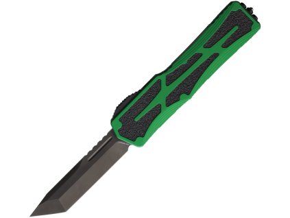 Heretic Knives Colossus Black DLC Tanto Toxic Green Aluminum