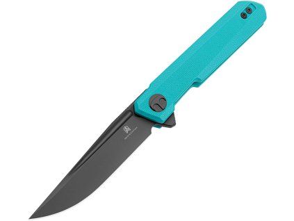 Bestechman Mini Dundee Double Detent Gray D2 Teal G10