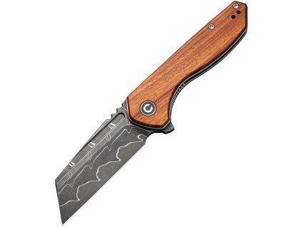Civivi ExOne Flipper Damascus Wood