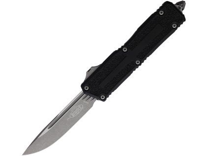 Microtech Scarab II Gen III Apocalyptic Plain Black Aluminum