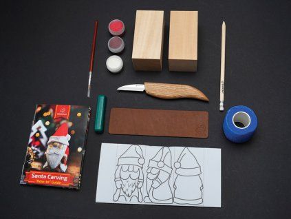 Beavercraft Santa Carving Kit - řezbářská sada