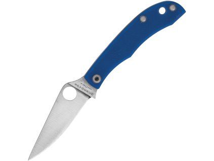 Spyderco Honeybee Satin Sandvik Blue G10