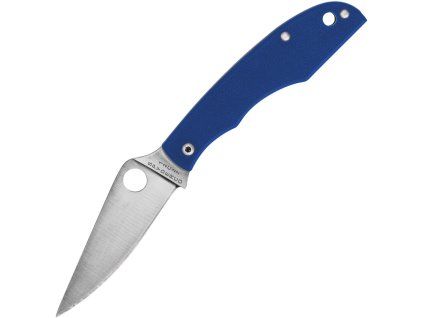 Spyderco Grasshopper Satin Sandvik Blue G10