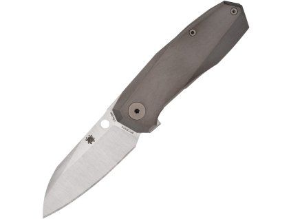 Spyderco Techno 3 Satin XHP Graywash Titanium C158TIP3