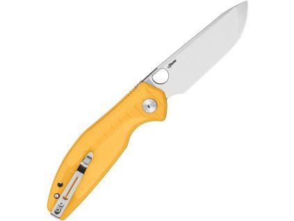 Bestechman Angry Owl Stonewash D2 Yellow G10 KMK12A1