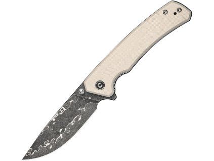 Civivi Merit Damascus Ivory G10 C24012D-S1