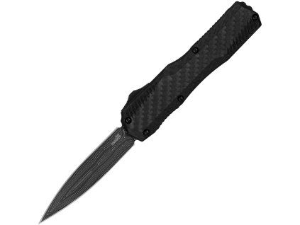 Kershaw Livewire Auto OTF Doubleedge Damascus Black Carbon