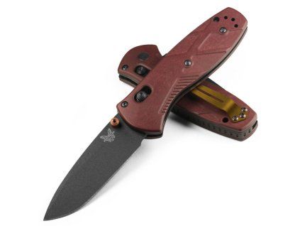 benchmade mini barrage 585bk 04 redstone richlite 1