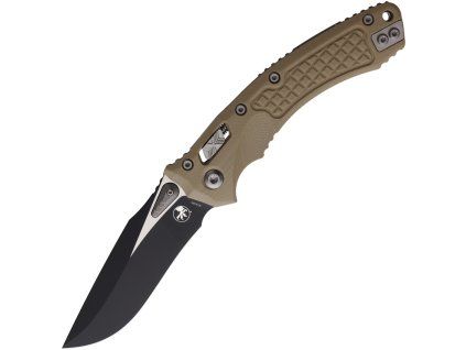 Microtech Amphibian TwoTone M390MK Tan Frag G10