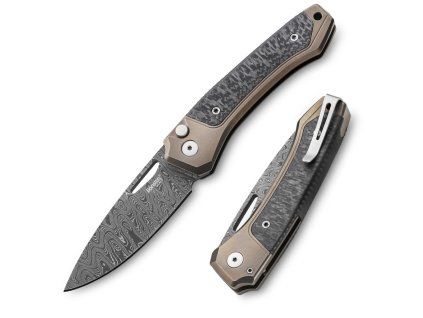 twain damascus bronze titanium carbon fiber
