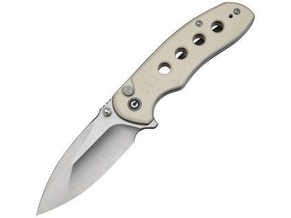 civivi triptych satin sandvik ivory g10