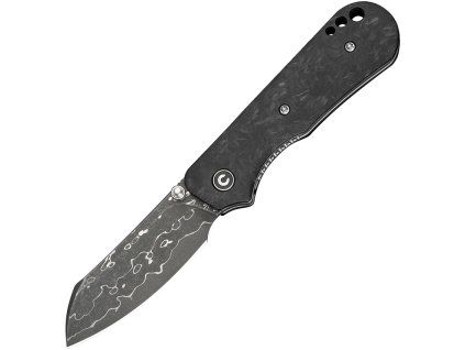 Civivi Crabby Damascus Carbon Fiber C24055D-S1