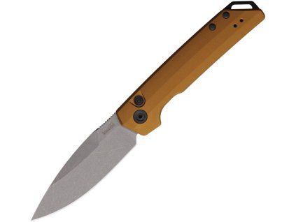 kershaw launch iridium stonewash magnacut bronze aluminum