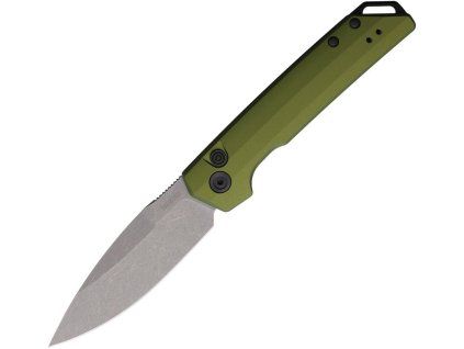 kershaw launch iridium stonewash magnacut olive aluminum