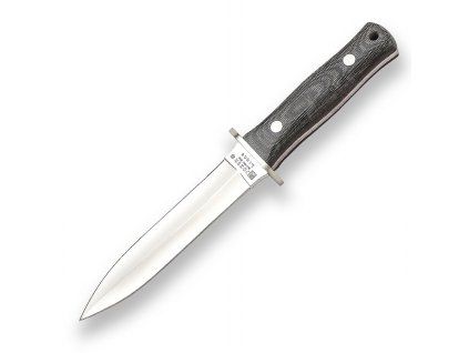 joker lince sporting knife 15 cm blade lenght double edge micarta handle (1)