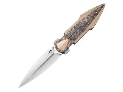 bestech knives ika dagger bt2602c satin m390 bronze titanium