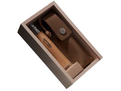 157399 5 opinel n 10 corkscrew nuz s vyvrtkou a pouzdrem darkove baleni