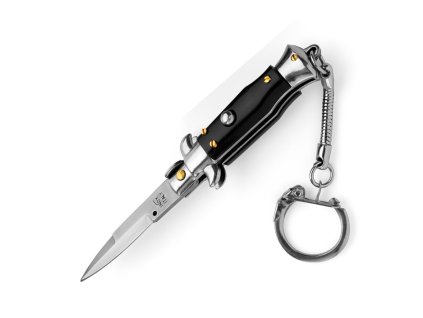 skm mini stiletto key chain 10cm black mf s10b n