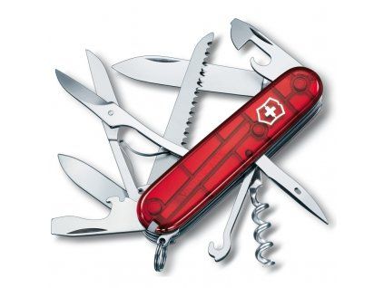 Victorinox Huntsman red transparent 1.3713.T