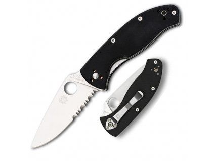 Spyderco Tenacious Black CombinationEdge