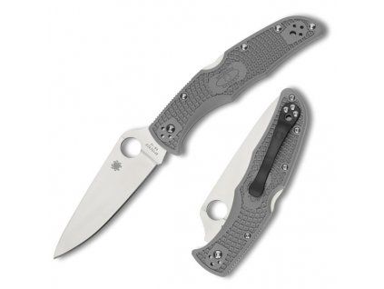 Spyderco Endura 4 Gray FRN Lightweight FlatGround