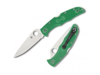 Spyderco Endura 4 Green FRN Lightweight FlatGround