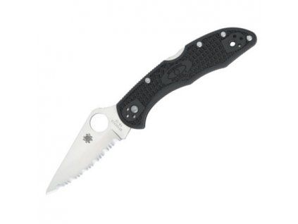 Spyderco Delica 4 Black FRN Lightweight SpyderEdge
