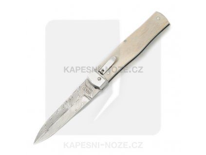 Mikov Bone Damascus Predator - velbloudí kost 241-DKO-1/KP