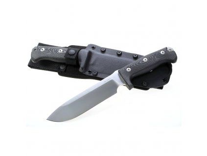 Lionsteel M7 Satin-finished blade Black micarta