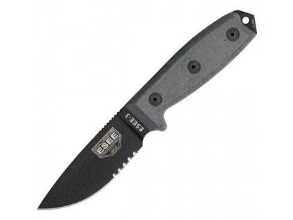 ESEE Serrated Black Model 3 Sheath Black