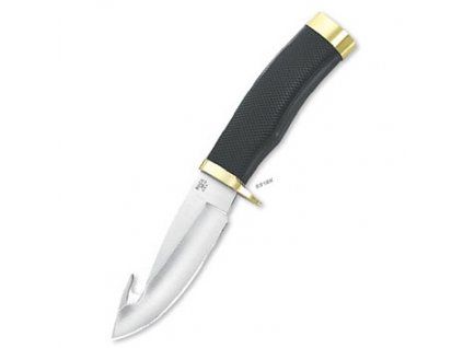 Buck Zipper Gut Hook Skinner Black . over