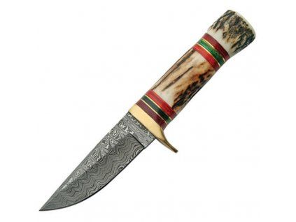 Damascus Hunter Stag Handle
