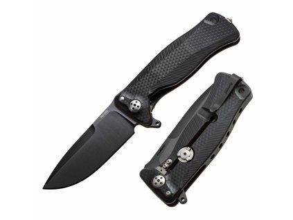 LionSTEEL SR-11 Aluminum Black handle black blade