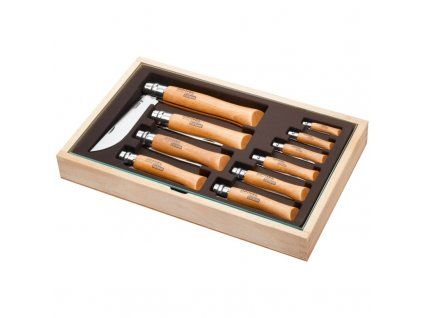 Opinel Carbon gift set 10 pcs