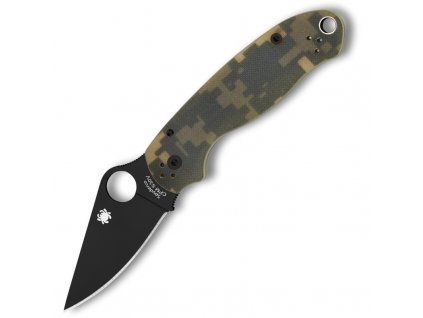 Spyderco Para 3 Digital Camo Black Blade C223GPCMOBK