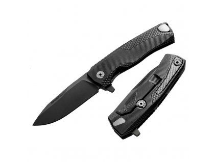 Lionsteel ROK Aluminum Black handle black blade ROK A BB