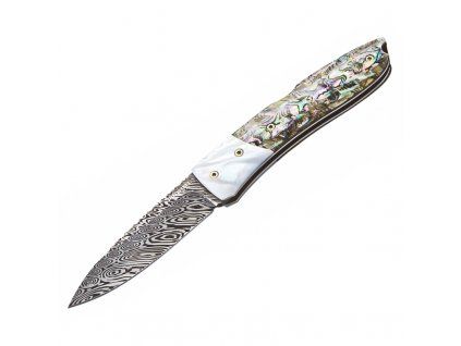 Lionsteel Damascus Opera Mother of Pearl 8800DMOP