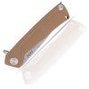 ACTA NON VERBA Z100 Mk.II - STONEWASH, LINER LOCK, PLAIN EDGE, G10,COYOTE
