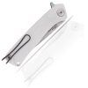 ACTA NON VERBA Z100 Mk.II - STONEWASH, LINER LOCK, PLAIN EDGE, G10,WHITE