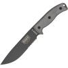 ESEE Model 6 Serrated Tactical Grey Sheath Black