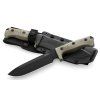 Lionsteel M7 Black blade Green canvas